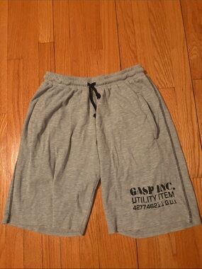 Men’s Gray GASP Utility Knit Shorts